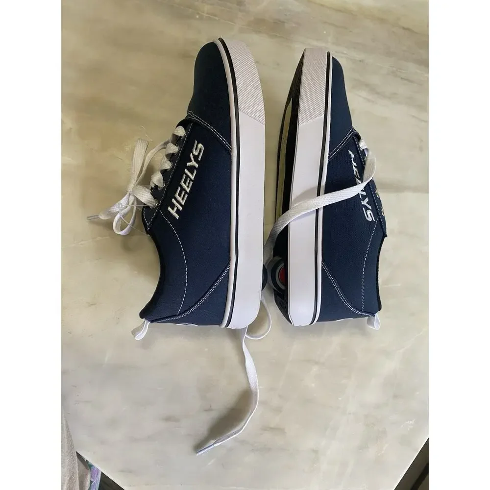 Heelys Pro 20 HE100758 Blue Canvas Lace Up Lifestyle Sneakers Shoes Sz 7